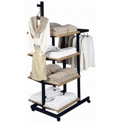 Designer 402 Shelving Unit with U-Hangrail