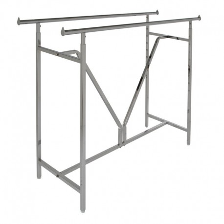 Heavy Duty "V" Construction Double Bar Rack