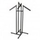 Textured Black 4-Way Rack w/Slant Arms