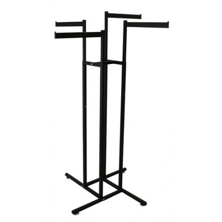 Textured Black 4-Way Rack