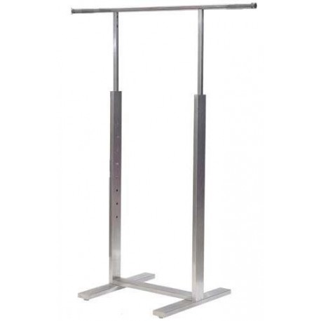 Satin Chrome Ballet Bar Rack 48"L