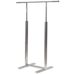 Satin Chrome Ballet Bar Rack 48"L