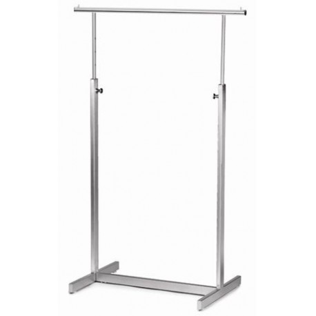 Satin Chrome Ballet Bar Rack 42"L