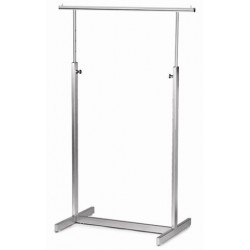 Satin Chrome Ballet Bar Rack 42"L