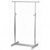 Satin Chrome Ballet Bar Rack 42"L