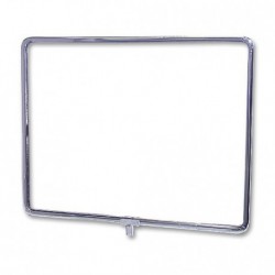 Horizontal Chrome Sign Frame 11" x 14"