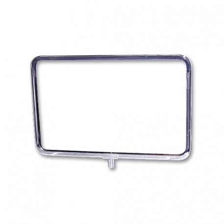 Horizontal Chrome Sign Frame 7" x 11"