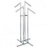 4-Way Racks With 4 Slant Rectangular Arms