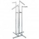 4-Way Racks With 2 Straight & 2 Slant Rectangular Arms