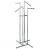4-Way Racks With 2 Straight & 2 Slant Rectangular Arms