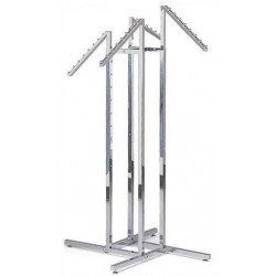 4-Way Racks With 4 Slant Square Arms